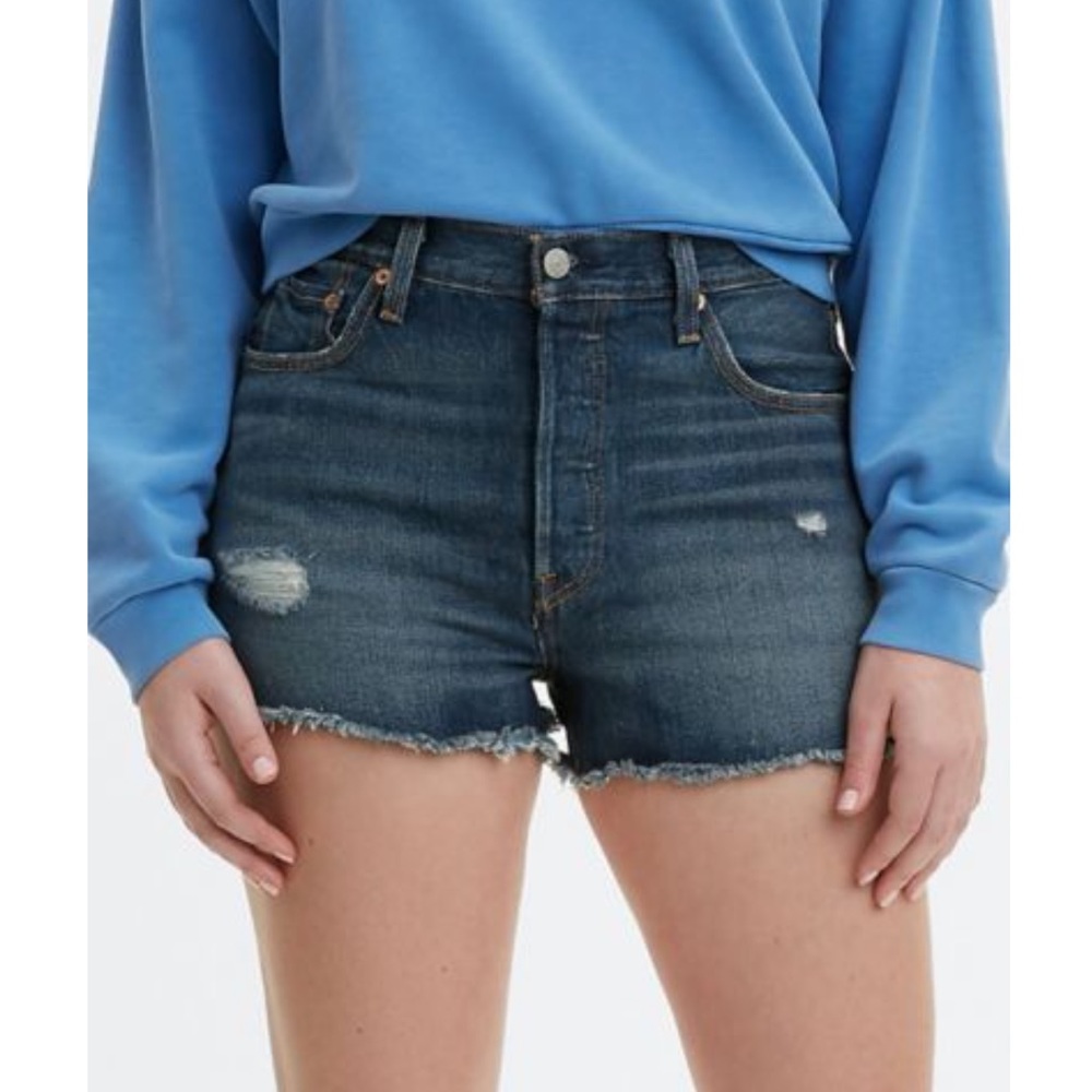 Levi’s 501 High Waisted Denim Shorts